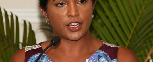 Her Excellency Reema Carmona at the International Women’s Day Celebration