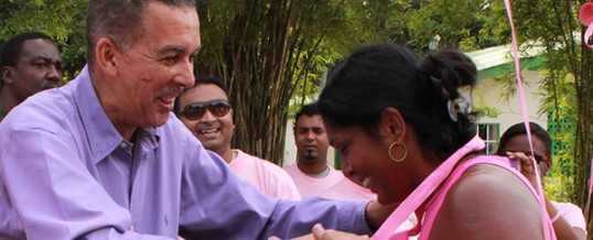 Her Excellency Reema Carmona Addresses the Pink Ride Walk for Health