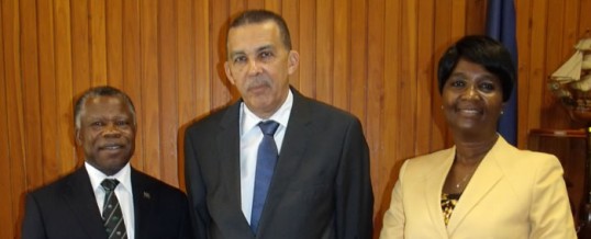 Presentation of Credentials by His Excellency Wilfried I. Emvula, High Commissioner-designate of the Republic of Namibia