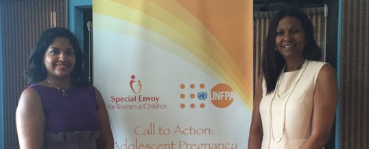 Her Excellency Mrs Reema Carmona Address at The Round Table Meeting on Adolescent Pregnancy in the Caribbean
