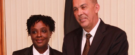 Mrs. Eleanor Joye Donaldson Honeywell Sworn in as Puisne Judge of the High Court