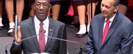 Swearing In Ceremony of Dr Keith Christopher Rowley as the 7th Prime Minister of the Republic Of Trinidad And Tobago