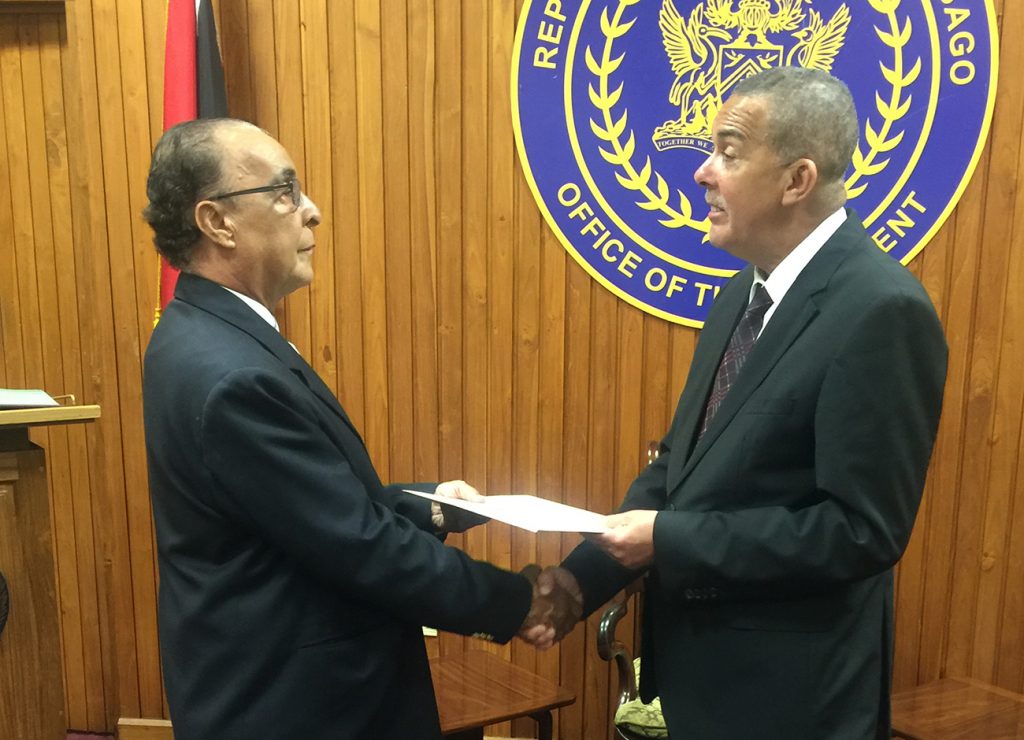 Appointments The Office of the President of the Republic of Trinidad and Tobago