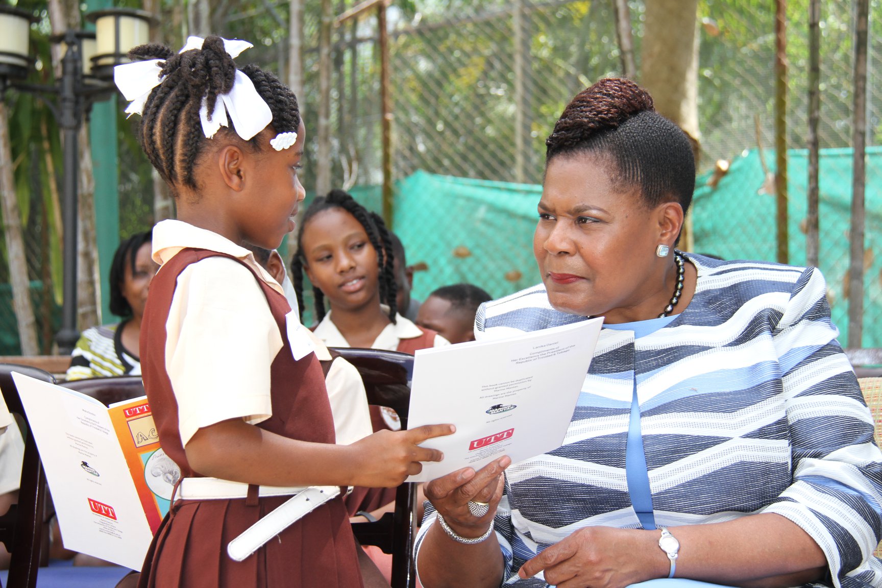 Her Excellency Hosts Sangre Grande Seventh Day Adventist Primary School