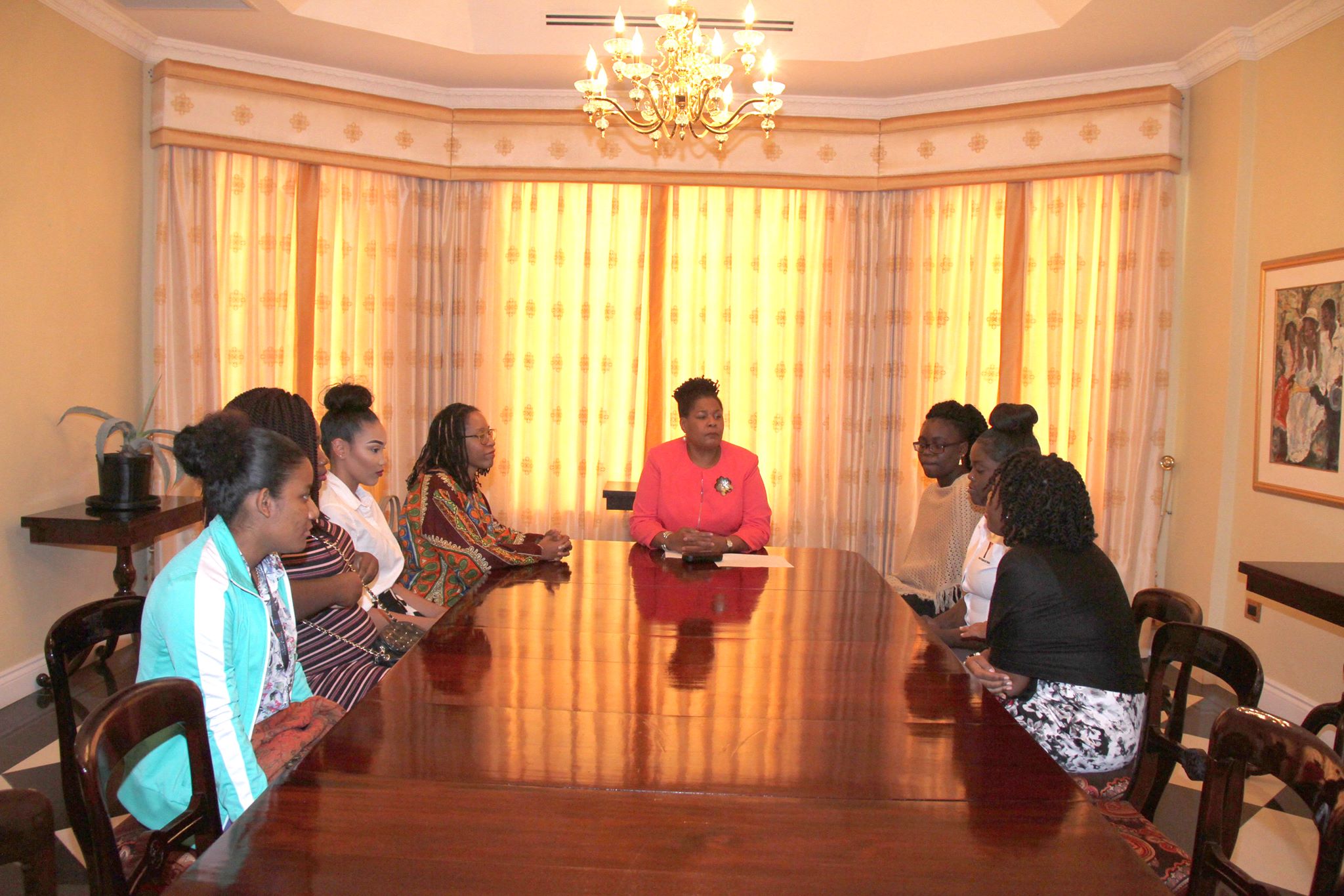 Her Excellency Receives Participants of the NiNa Young Women’s Entrepreneurship Programme