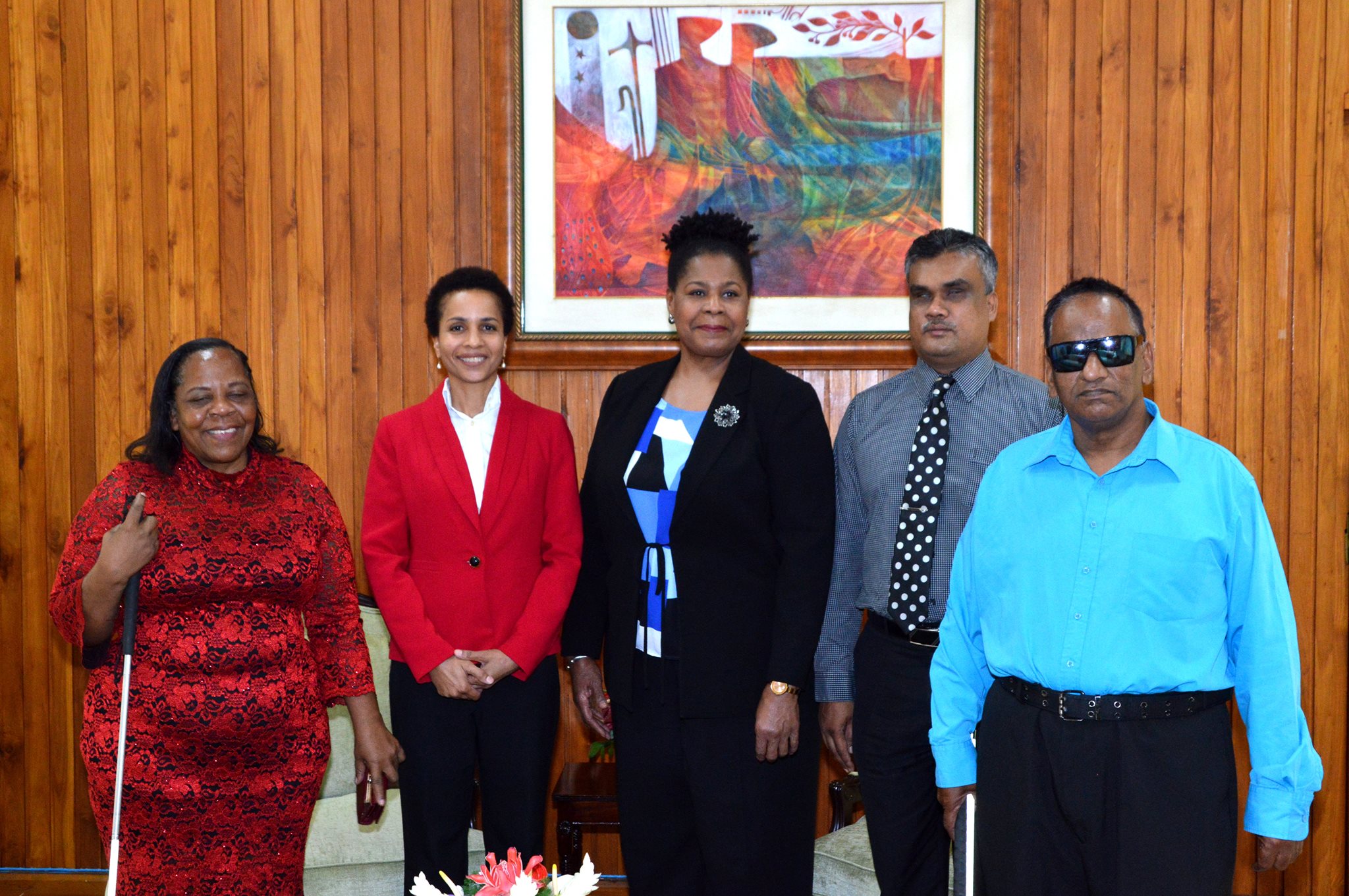 Courtesy Call: Representatives of Organisations for the Blind and Visually Impaired