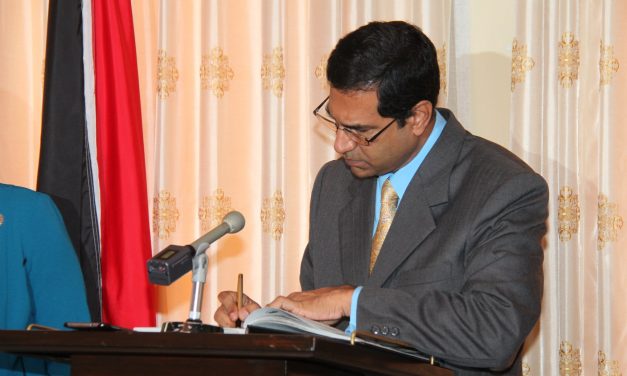 Swearing-in of the Hon. Mr Justice Peter Jamadar, J.A. to the Caribbean Court of Justice