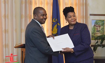 Swearing-in of Senator Foster Cummings as a Parliamentary Secretary in the Ministry of Rural Development and Local Government