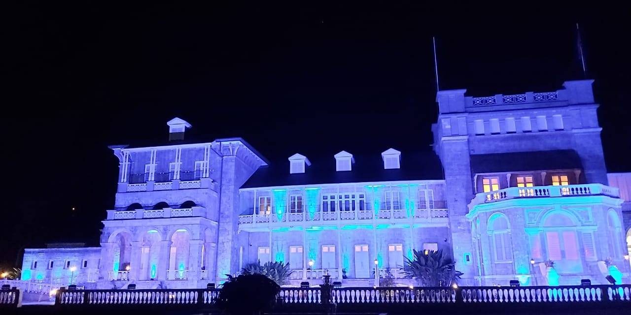 President’s House goes Blue for Human Rights