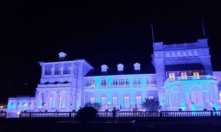 President’s House goes Blue for Human Rights