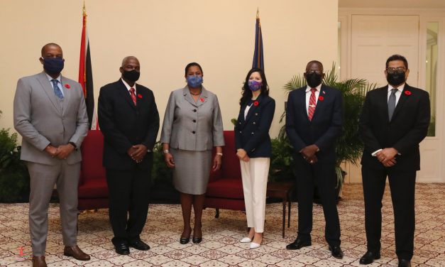 Her Excellency receives Five Heads of Mission