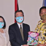 Her Excellency receives the Ambassador of Japan