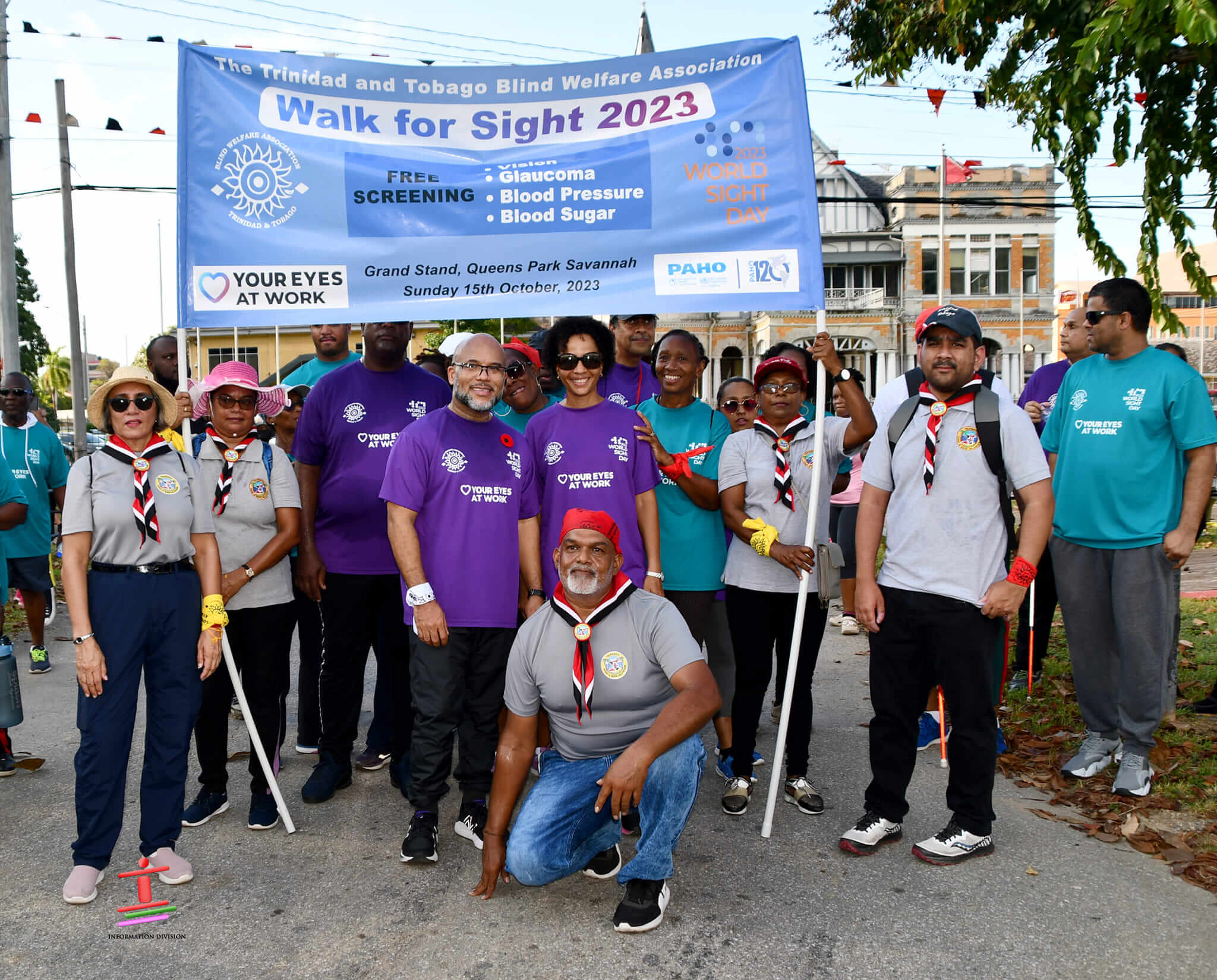 His Excellency Participates in the Walk for Sight 2023