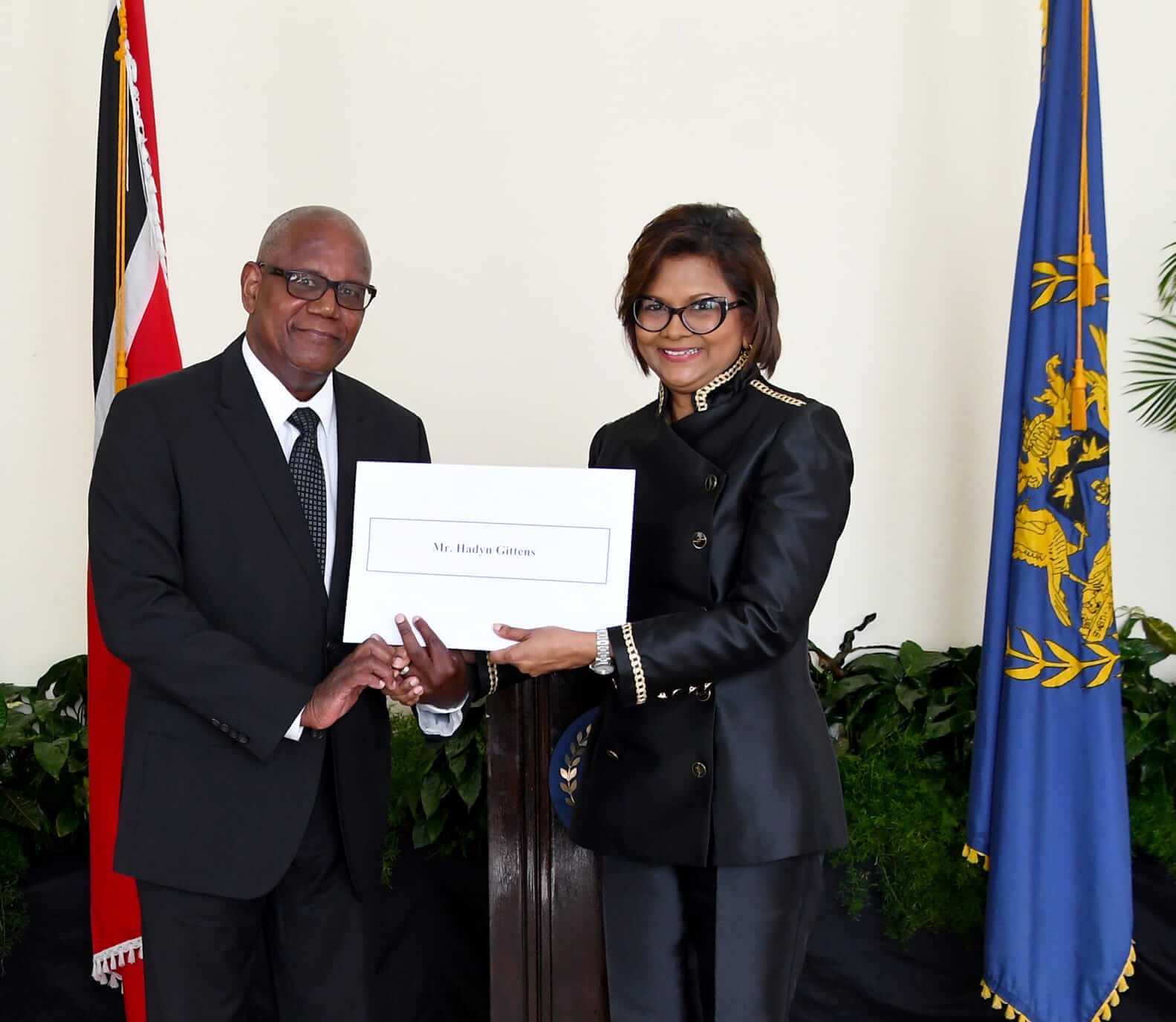 Swearing-in of the Chairman of the Integrity Commission