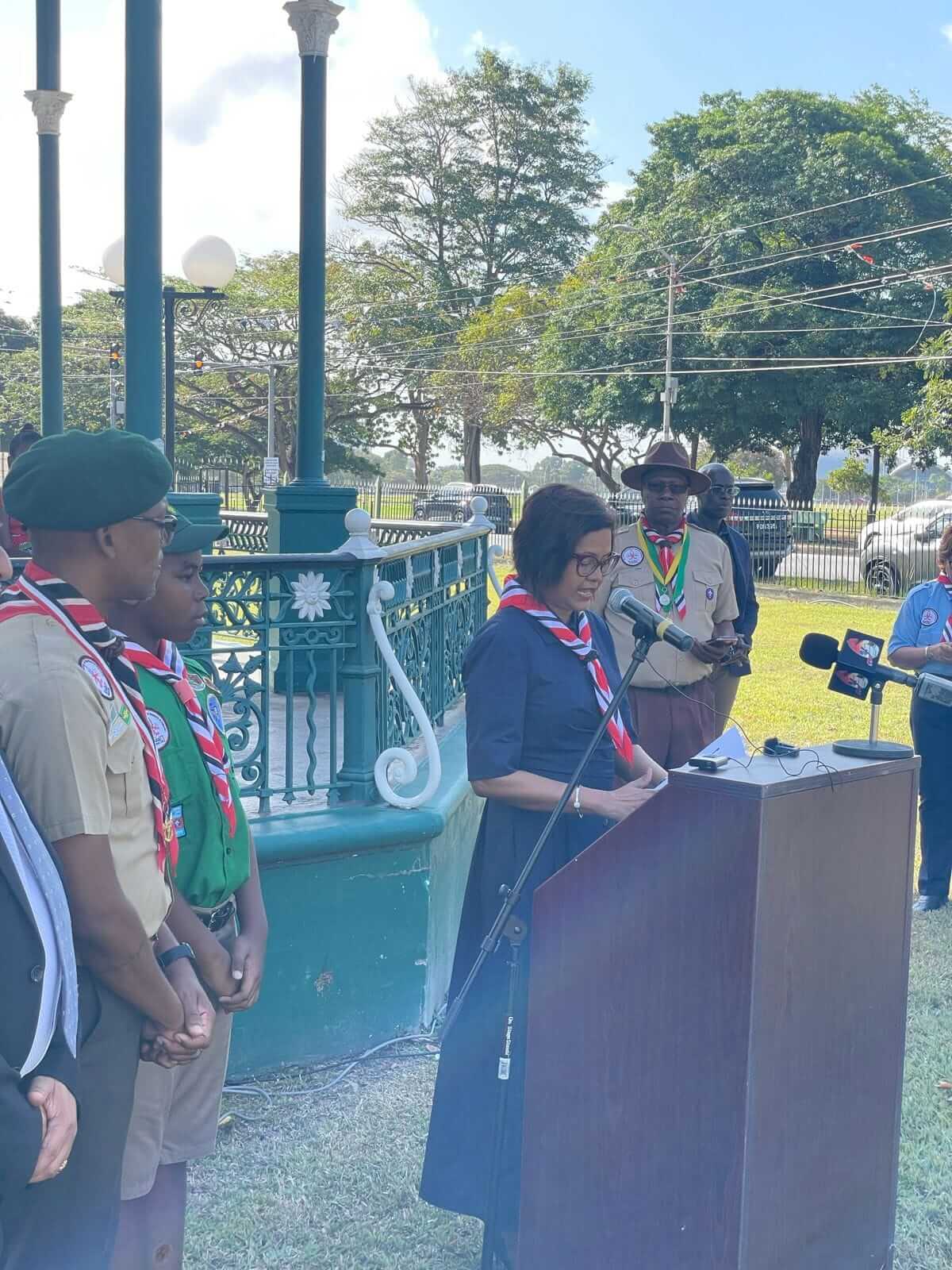 Her Excellency Attends and Delivers Address at Scouts Founder’s Day