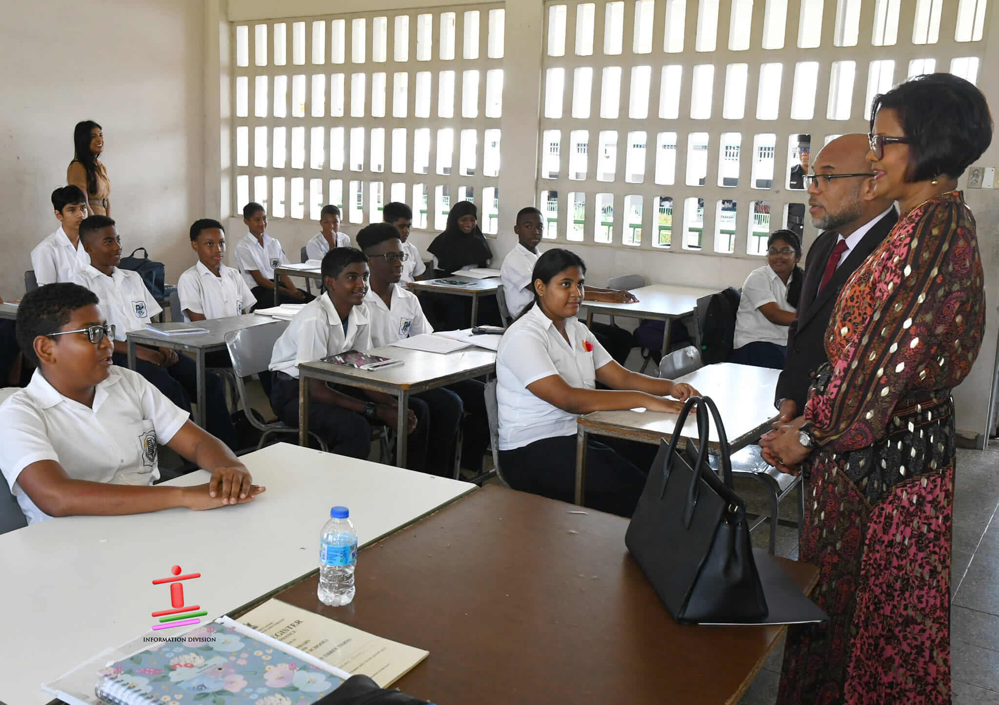Their Excellencies visit Schools in Central Trinidad