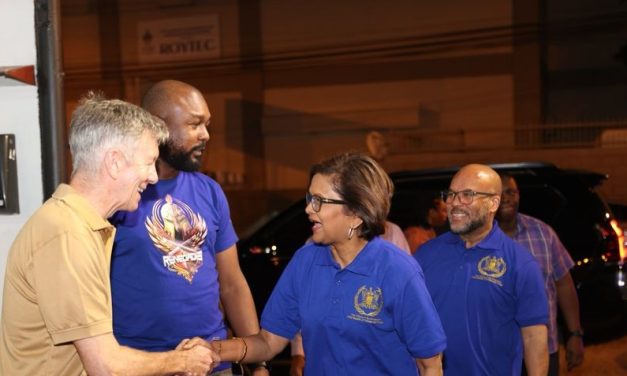 Their Excellencies visit the bp Renegades Steel Orchestra