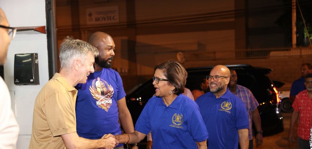 Their Excellencies visit the bp Renegades Steel Orchestra