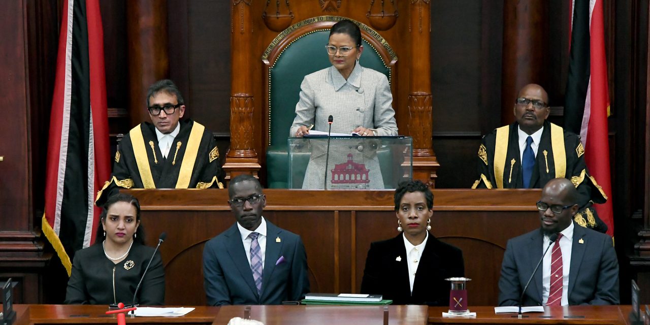 Address at the Ceremonial Opening of the 1st Session of the 13th Parliament of the Republic of Trinidad And Tobago
