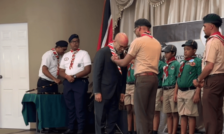 His Excellency is appointed Trinidad and Tobago’s first Deputy Chief Scout