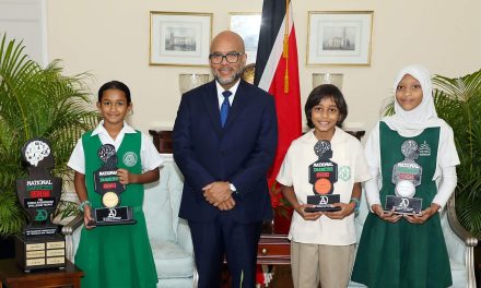 Winners of the DATT National Diabetes School Quiz Meet the First Gentleman