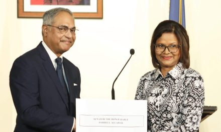 Senator Darrell Allahar and Senator David Nakhid sworn-in as Government Ministers