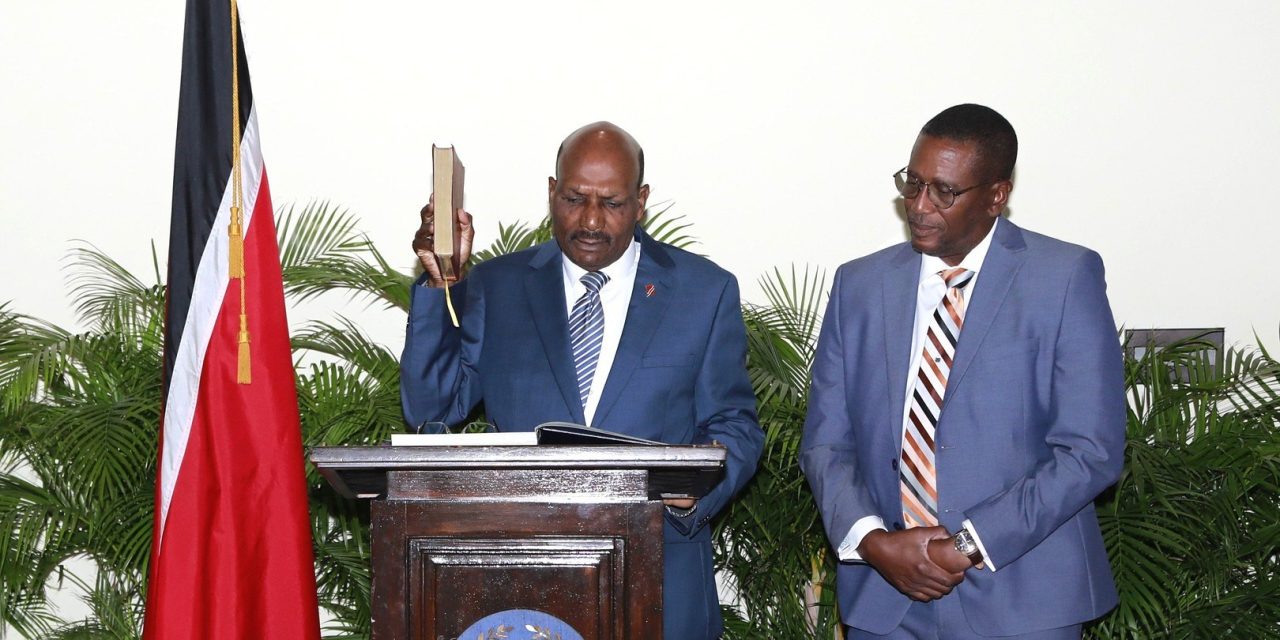 Senator the Honourable Wade Mark sworn in as Acting President