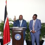 Senator the Honourable Wade Mark sworn in as Acting President