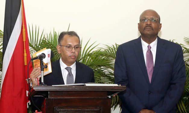 His Excellency Wade Mark, Acting President appoints The Hon Mr. Justice Ronnie Boodoosingh as the new Chief Justice