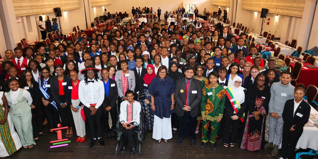 Her Excellency attends 25th Annual Model United Nations Conference