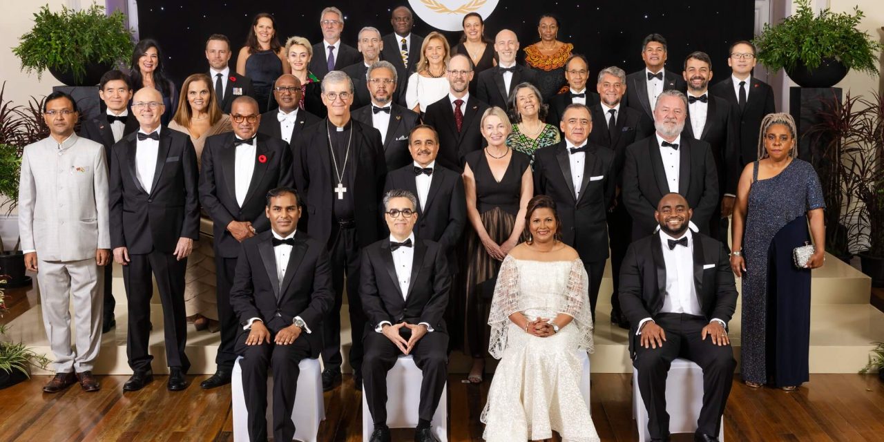 Their Excellencies host Annual Heads of Mission Dinner