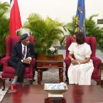 Courtesy Call: WWII Veteran Mr Prince Albert Jacob