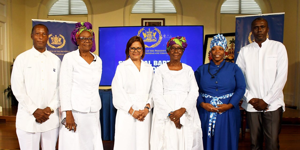 Message from Her Excellency on Spiritual Shouter Baptist Liberation Day 2026