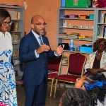 Their Excellencies visit Port of Spain schools