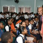 Their Excellencies visit schools in the North Eastern Education District