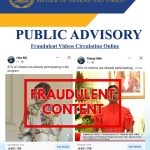 PUBLIC ADVISORY: Fraudulent Videos Circulating Online