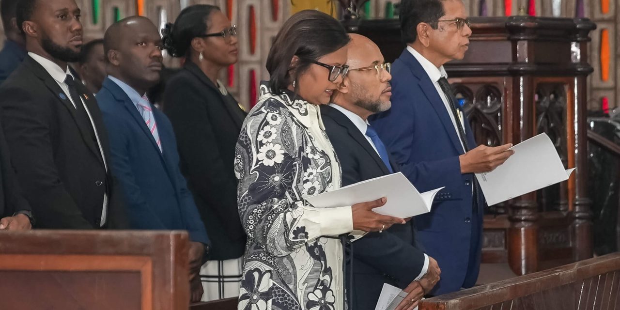 Their Excellencies attend Opening Service of the 152nd Diocesan Synod of the Anglican Church