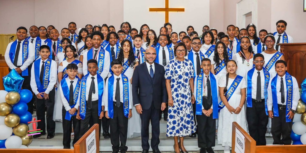 Their Excellencies attend Tacarigua Presbyterian Primary School Graduation
