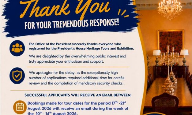 The President’s House Heritage Tours and Exhibition: Registration Update