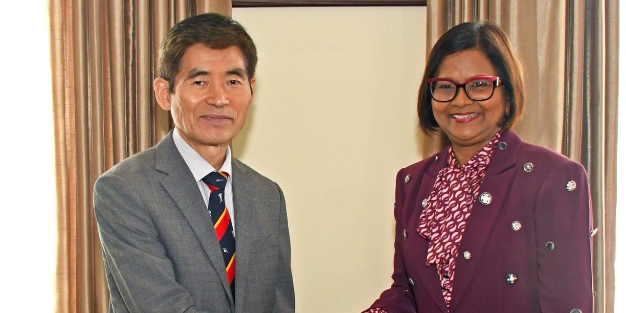 Farewell Courtesy Call: Ambassador of the Republic of Korea